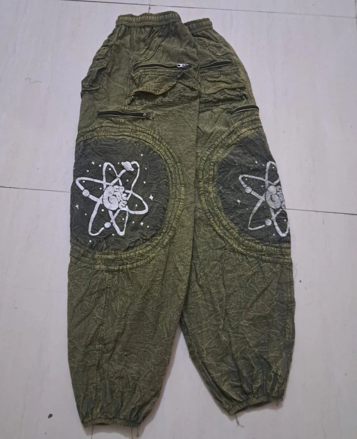 G-Space2Jawnz limited edition handmade cotton festival pants by HamilJawnz