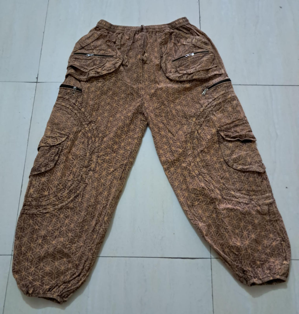 Flower of Life Brown